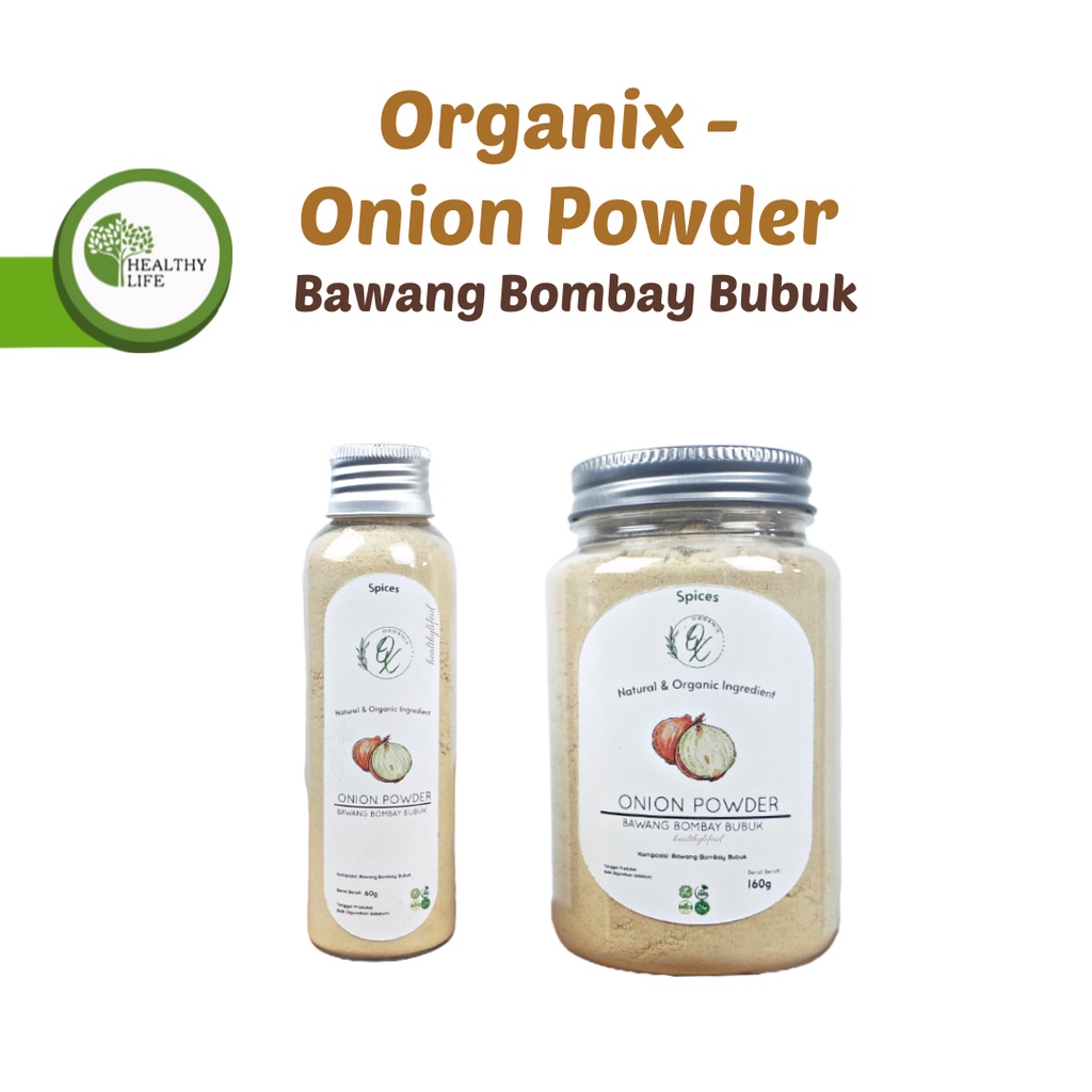 

Organix - Onion Powder / Bawang Bombay Bubuk 60 gr / 160 gr