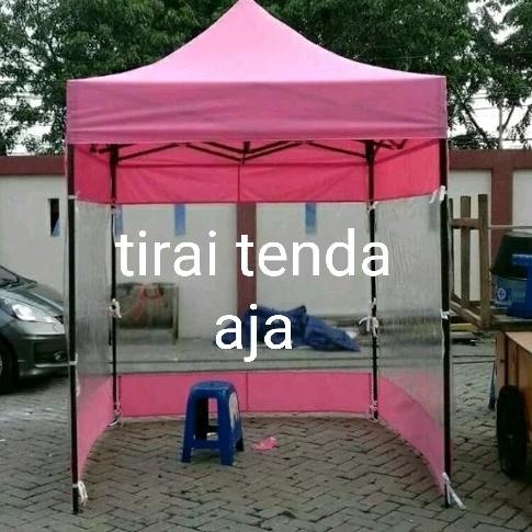 tirai tenda lipat / tenda cafe / outdoor dll.