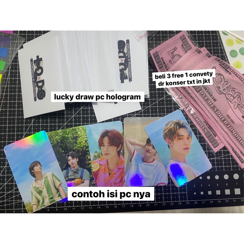 [ready] lucky draw txt hologram free convety dollar / money loser lover
