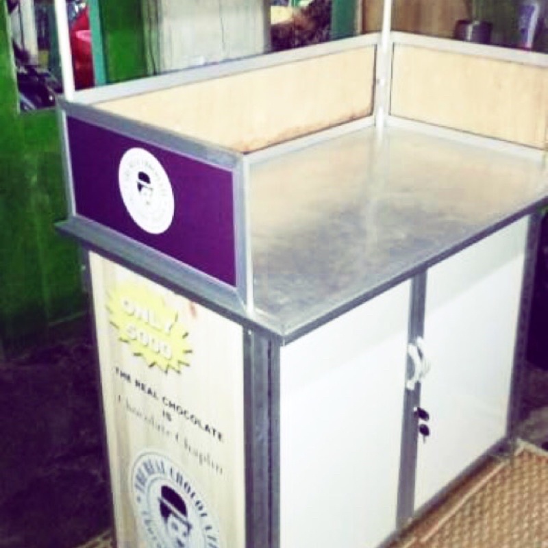 Gerobak Lipat Booth Portable Murah Alumunium kuat aman untuk outdoor