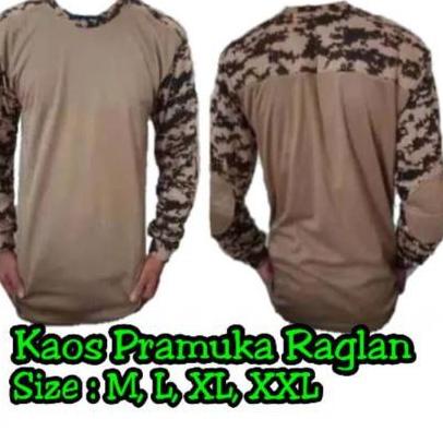 Paling Laku--Kaos Baju Pramuka Scout Raglan PDL grosir