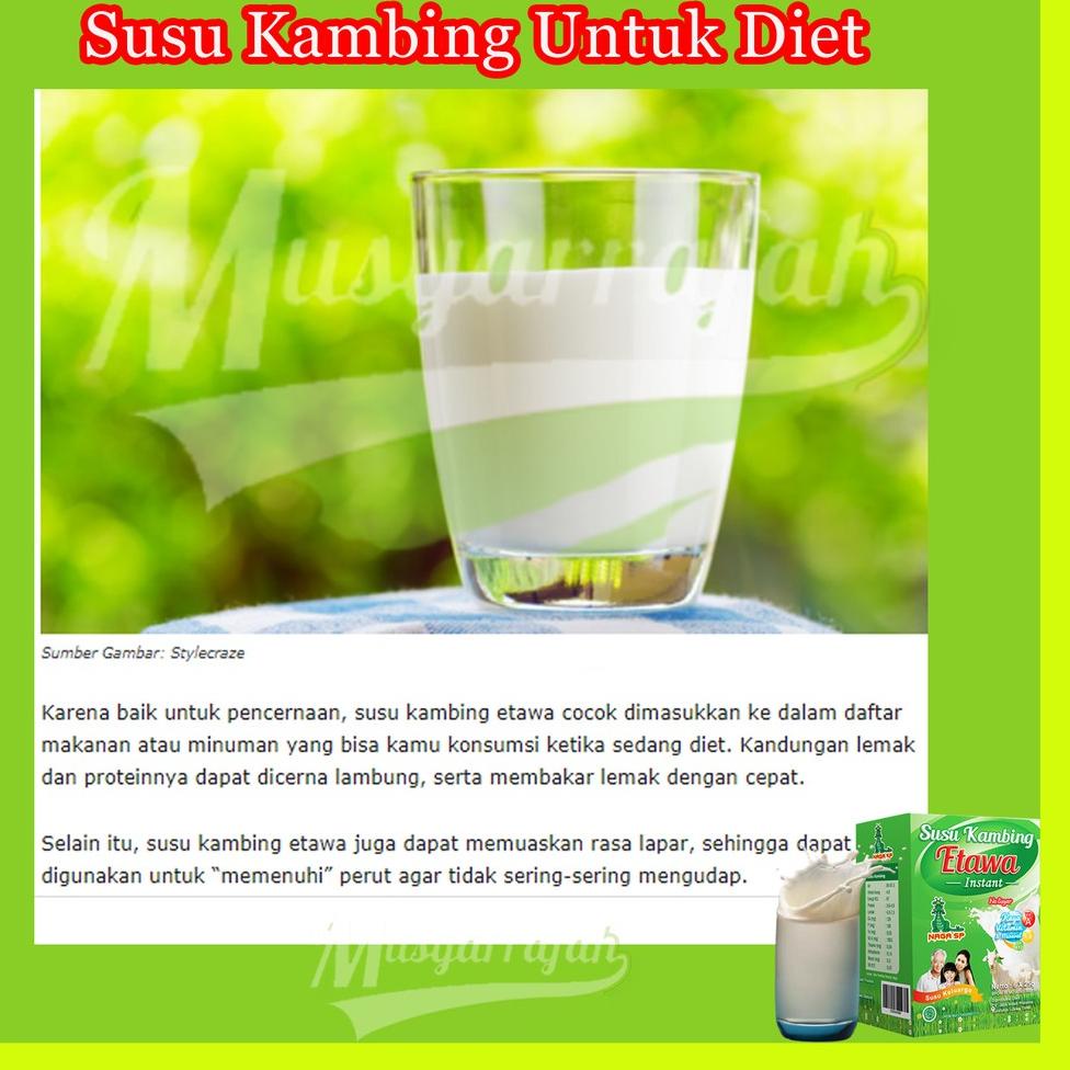 

✨COD✨ Susu Kambing Etawa Tanpa Gula Bubuk Putih Sachet murni asli Domba Madu Obat Jantung 150grm ar12 