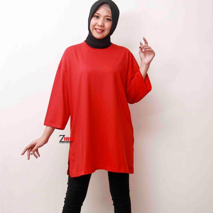 Langsung Atc OVERSIZE HIJAB POLOS / KAOS POLOS OVERSIZE / OVERSIZE WANITA BASIC
