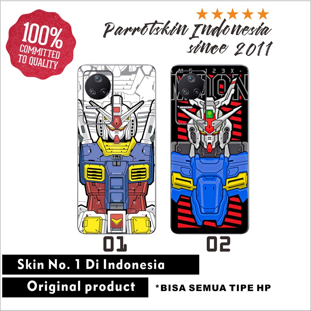 Skin Back case Infinix hot note 5 6 7 9 10 11 12 20s pro lite nfc GUNDAM excoat