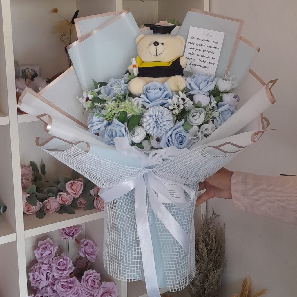 BUKET BUNGA ARTIFICIAL BUNGA PALSU [Briella Bouquet]