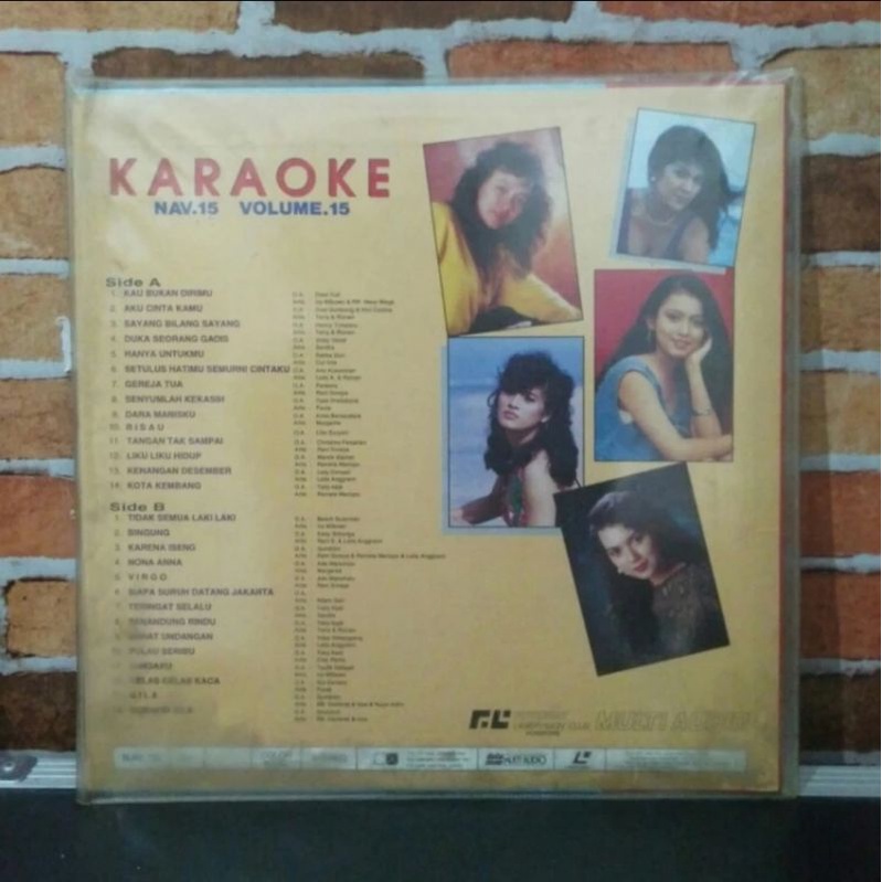 Kaset Laser disc Karaoke Nav.15