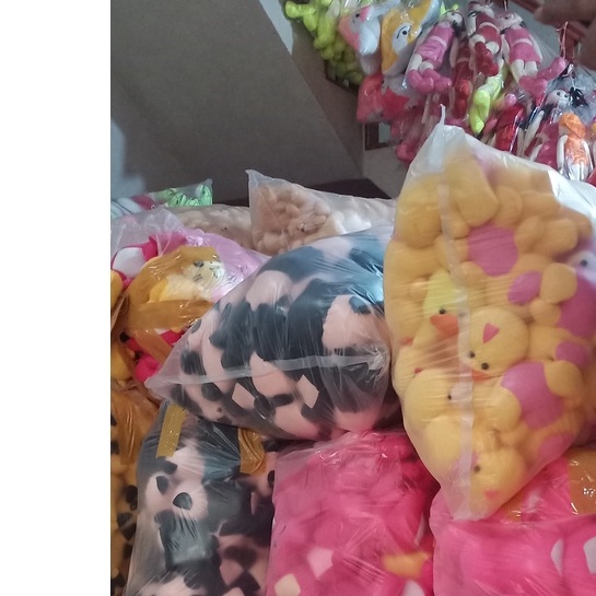 boneka mesin capit mini termurah 1 ball isi 100