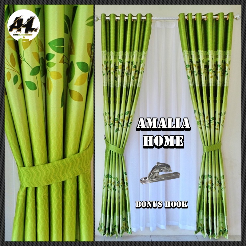 Gorden Pintu Dan Jendela Minimalis Blackout Premium Import Mewah Tinggi 230 cm