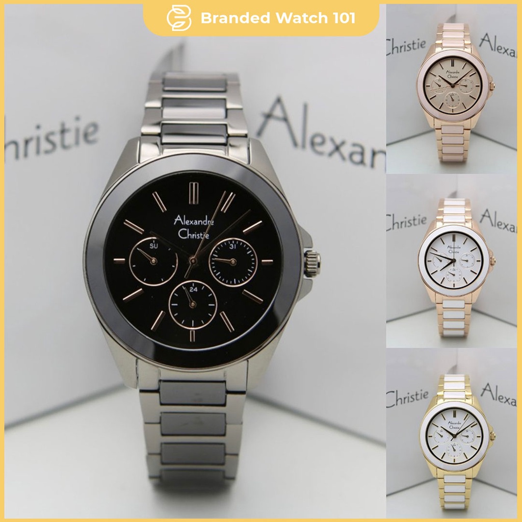 ORIGINAL Jam Tangan Wanita Alexandre Christie AC 2904 / AC2904 / 2904 Garansi Resmi 1 Tahun.