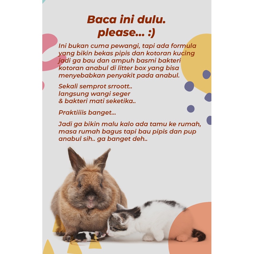 POOPOGO Pet Pee Deodorizer Cairan Penghilang Bau Pipis Hewan