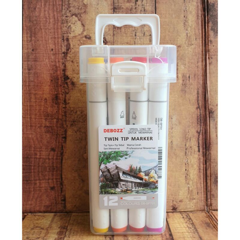 

TWIN TIP MARKER DEBOZZ DB-SP701(12W)