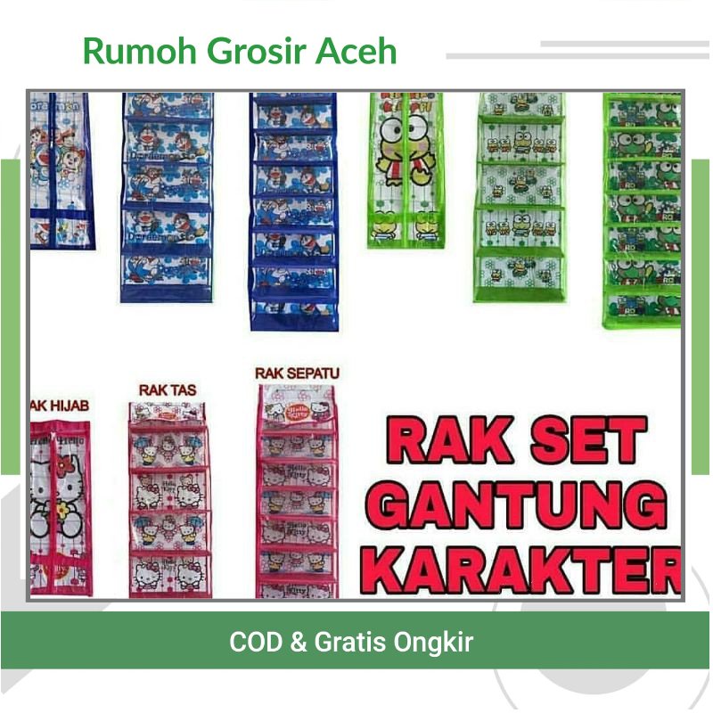 [ACEH] RAK SET GANTUNG 3 IN 1
