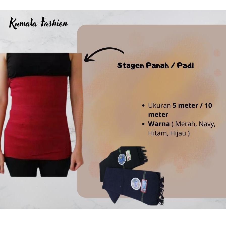 SKM.18Oc22ᵞ ‣ Stagen KORSET panah/padi 5m |Benting IBU MELAHIRKAN IKAT PERUT MURAH PANJANG
