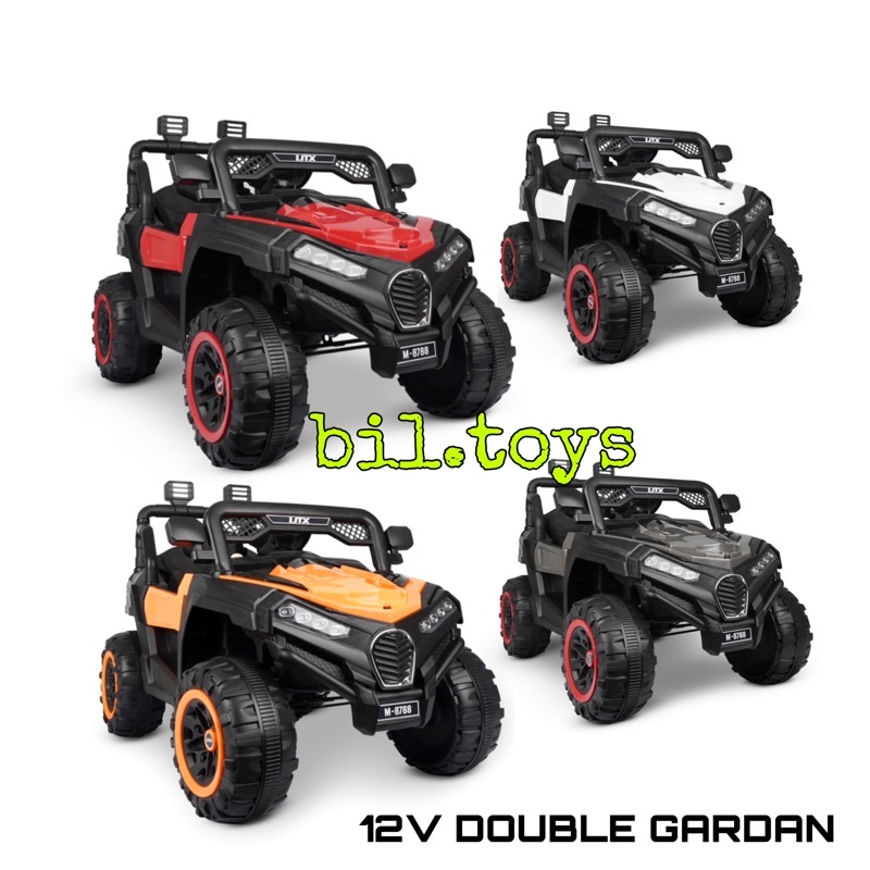 MAINAN MOBIL AKI ANAK 12VOLT UTV UTX PMB 8788 EJP7704 BISA MANUAL DAN REMOTE UTX M8788