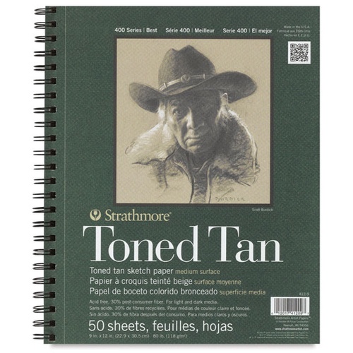 

Sale!!! Strathmore Toned Tan 9" X 12" Sketch Pad - 50 Sheets Terlaris