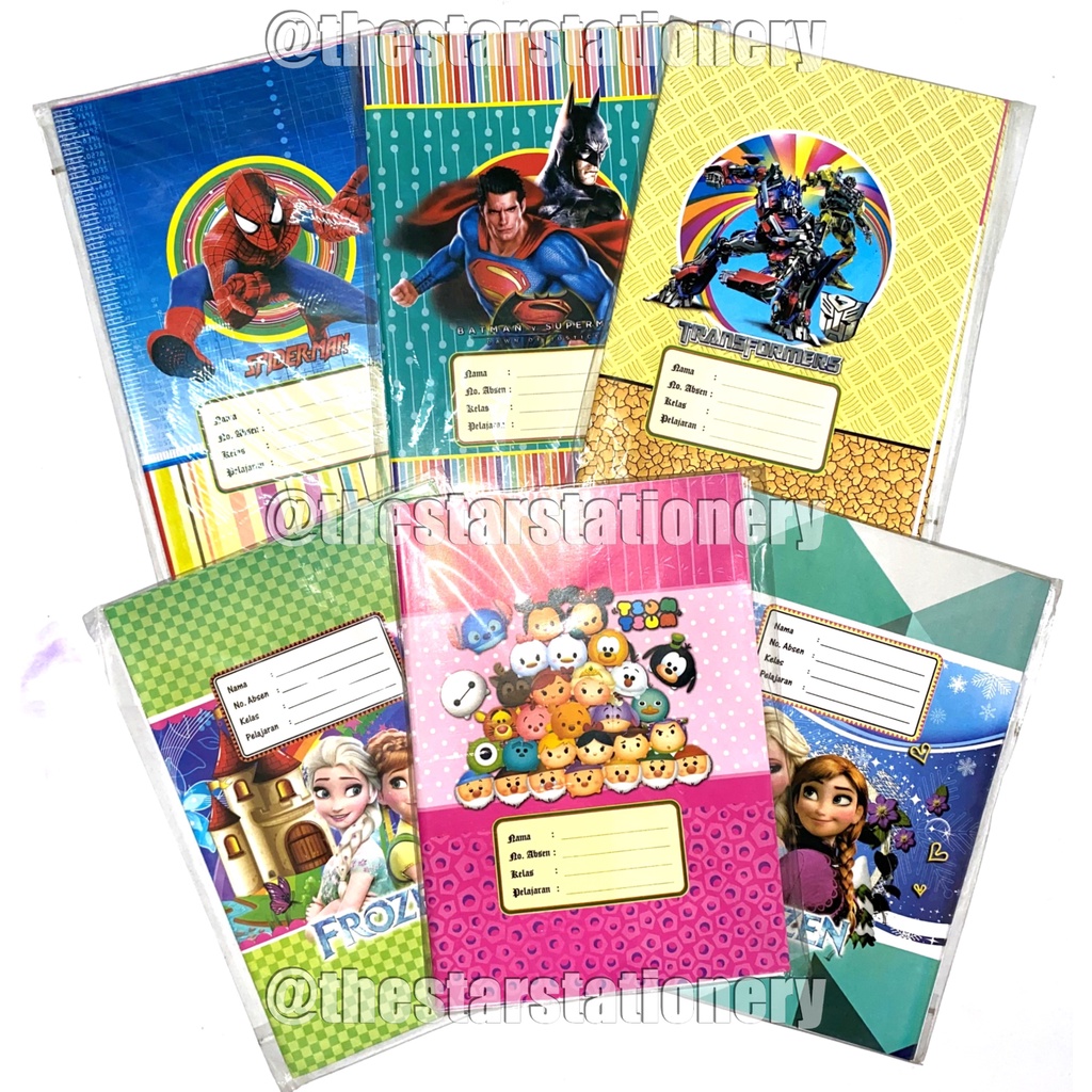 

(1 Pak isi 20 Lembar)Sampul Buku Tulis / Sampul Art Paper 70 Gsm Fancy (1 Pak/20)