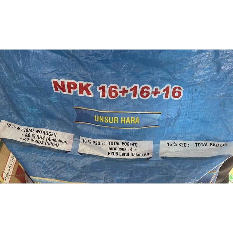 [Tani] Pupuk NPK 16-16-16 Repacking 1kg KUDA SAKTI