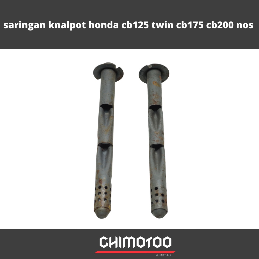Saringan Knalpot Honda Cb125 Twin Cb175 Cb200 New Old Stock