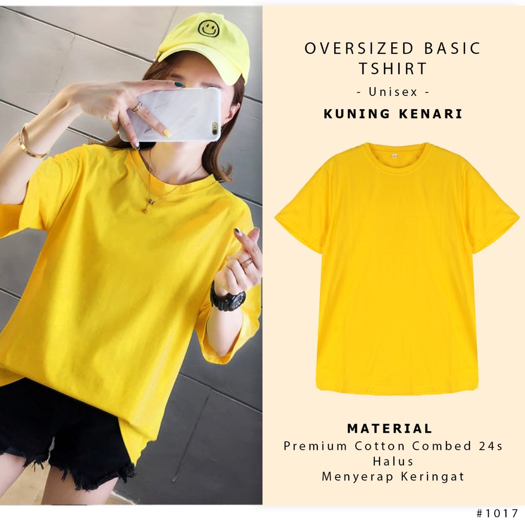 (COD) OH Fashion Kaos Polos Urban-O Lengan Pendek Cotton Combed Premium 30's #1017