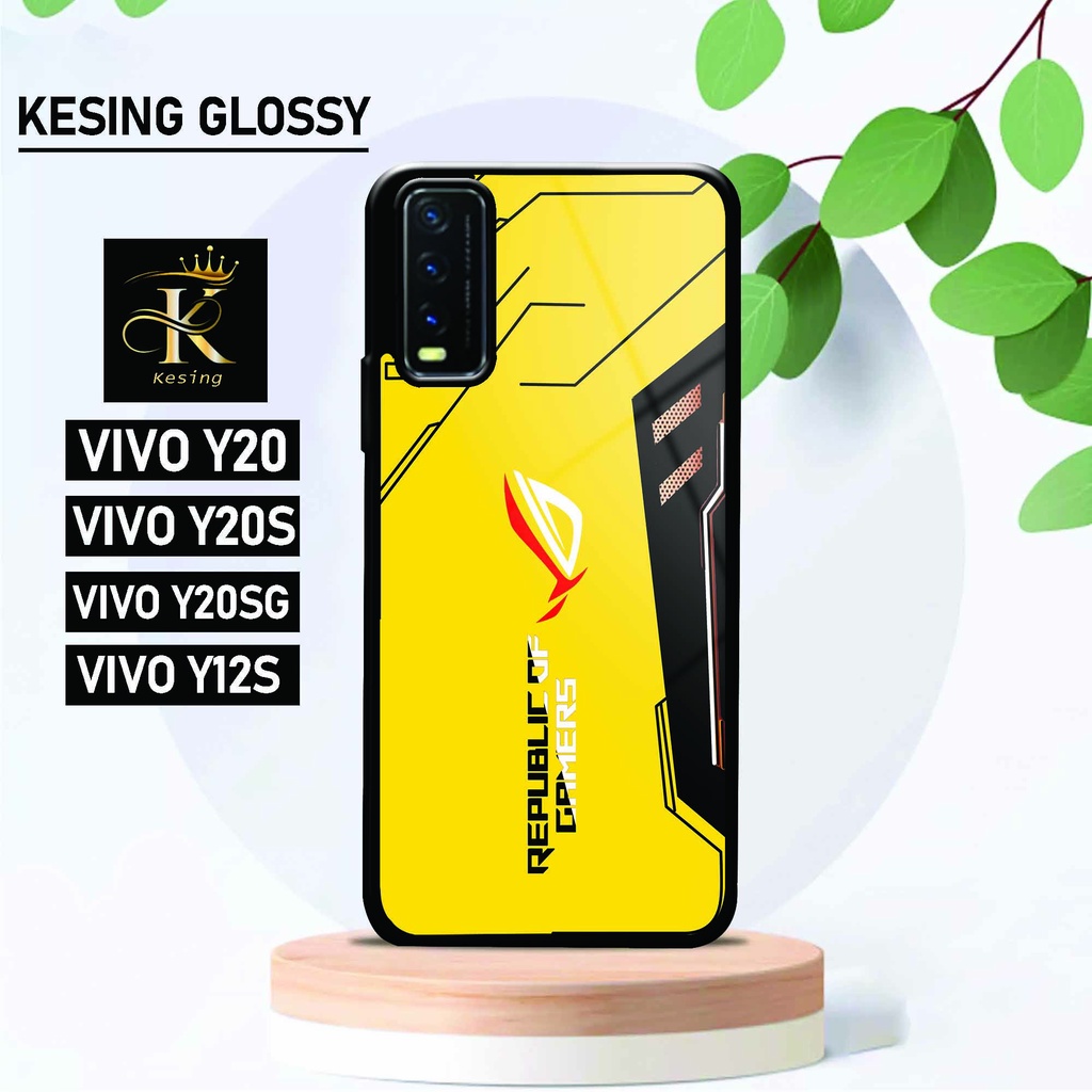 Case Vivo Y20 / Y20S / Y12S - Case Vivo - [ KV-50] - Hardcase Glossy 2D Vivo - Softcase Terbaru Case