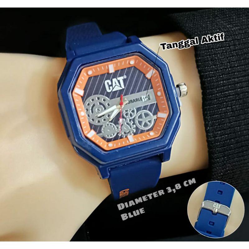 Jam Tangan CAT Terlaris Rubber Pria Terlaris Best Seller Bisa COD