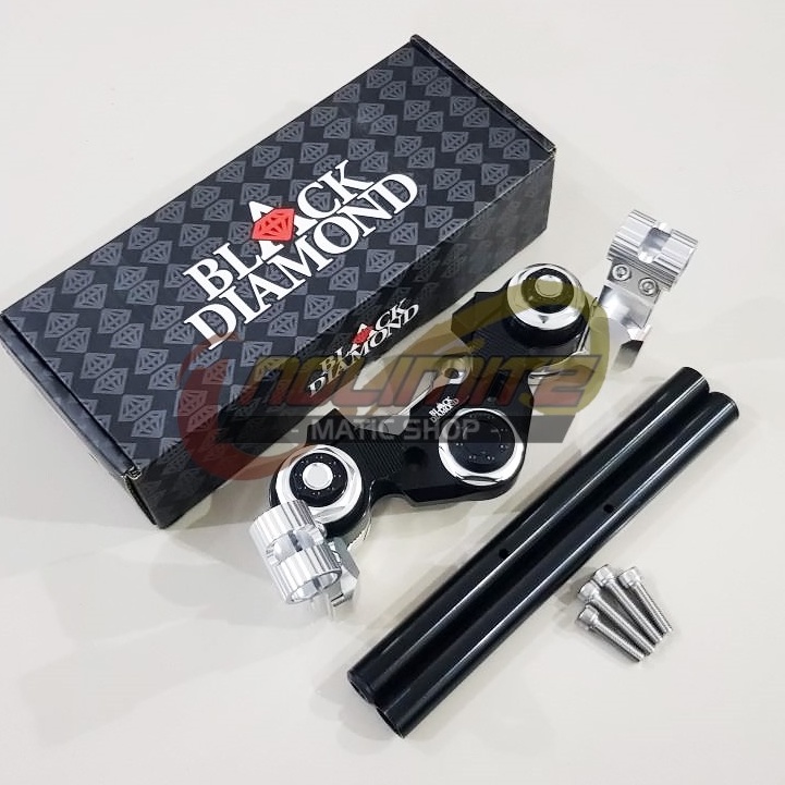 Stang Jepit Black Diamond Full CNC Aluminium NMAX XMAX ADV PCX