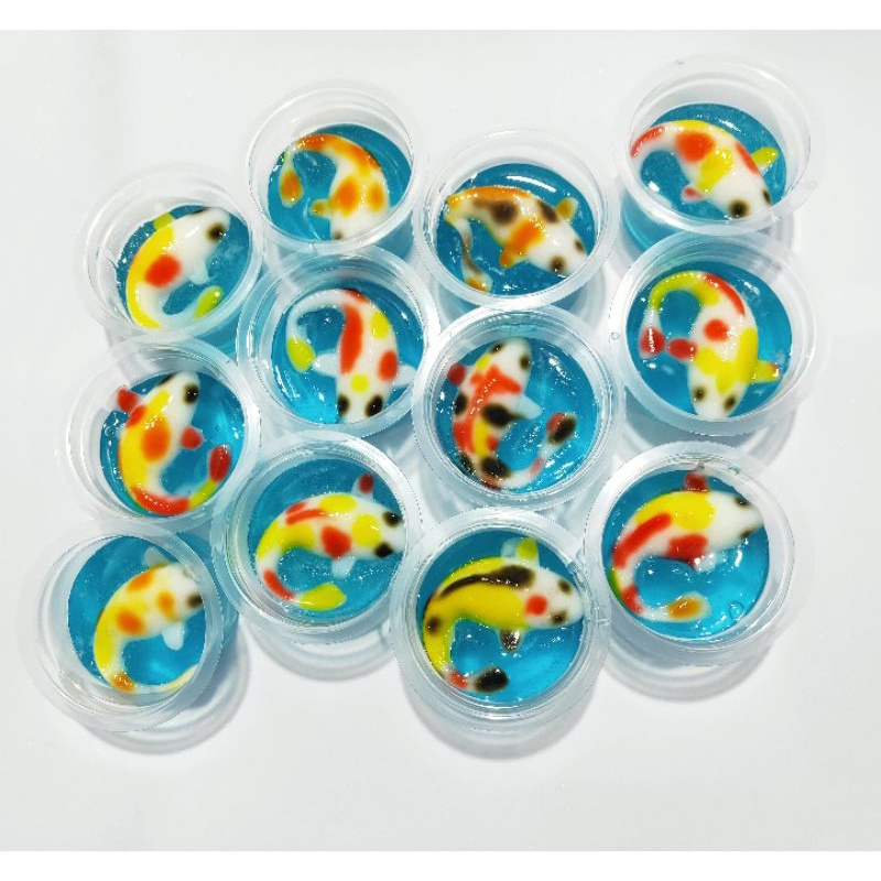 [Inn.dessert] Puding Ikan Koi Nutrijell Dancow Agar agar Ikan Puding bentuk Ikan Dessert