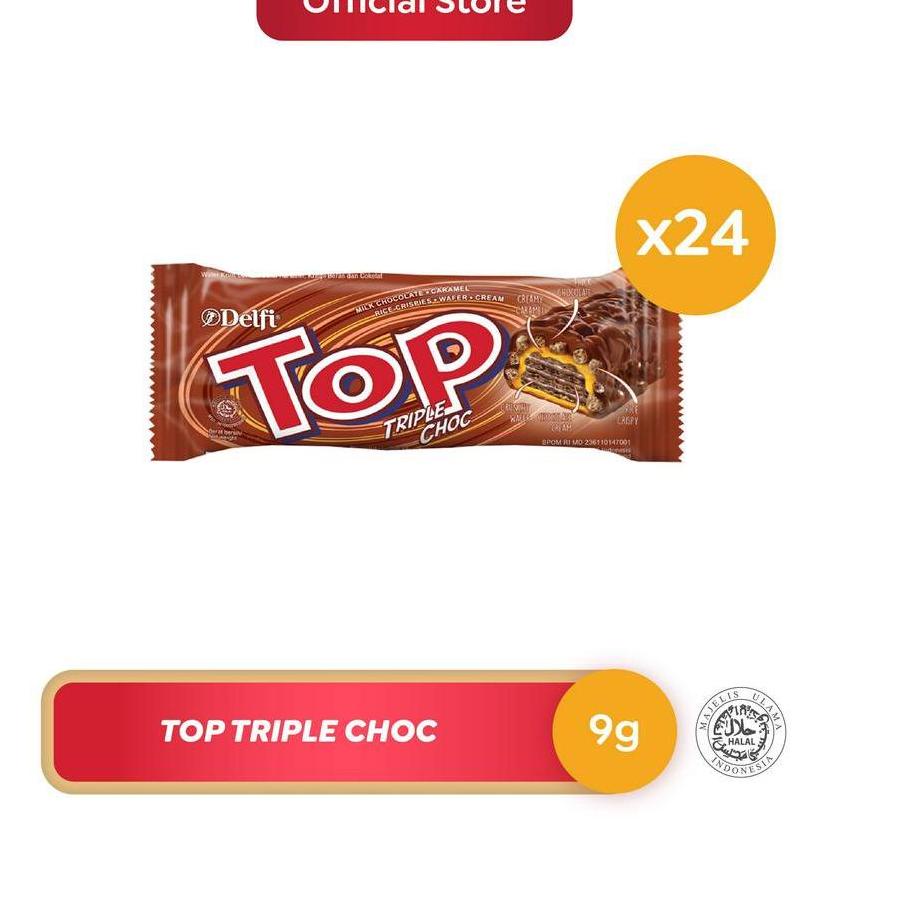 

Restock--Delfi Top Triple Chocolate 9 g ( 24pcs / Box )