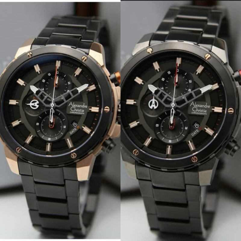 AC6530 /AC 6530MC Alexandre Christie AC 6530 Jam Tangan Pria Original