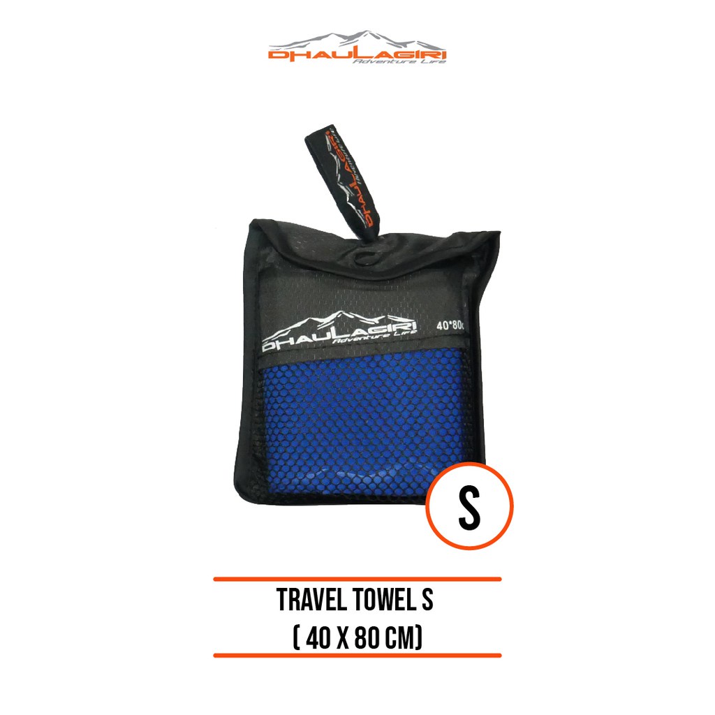 Travel Towel dhaulagiri size S - handuk microfiber dhaulagiri - handuk microfiber quickdry