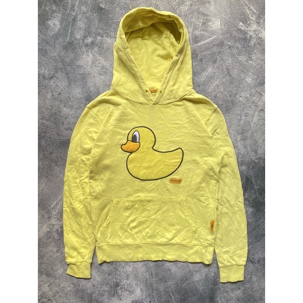 hoodi pancoat bebek duck kuning