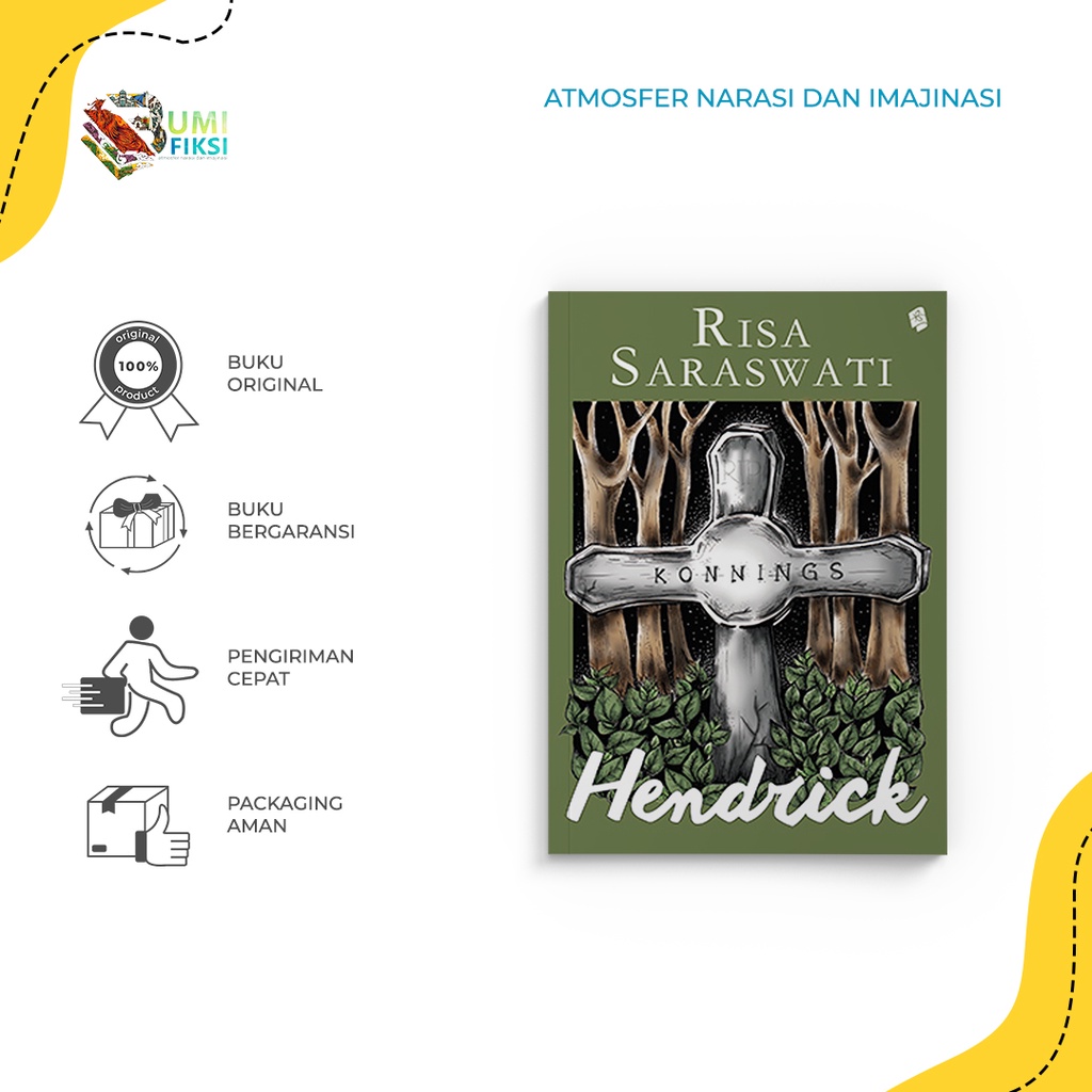 Buku Bacaan Novel | Hendrick by Risa Saraswati - BUMIFIKSI