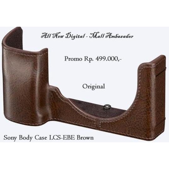[ Promo ] Sony Half Case / Body Case Lcs-Ebe Original For Sony A6000 Or A6300 - Drone Kamera Dan Aks