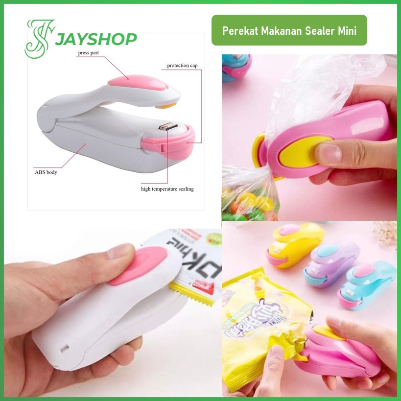 Mini Sealer Pengemas Makanan Alat Mini Hand Sealer Perekat Plastik Makanan Electric Mini