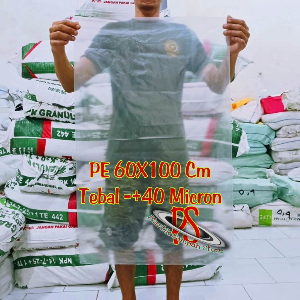 Plastik PE Bening 60 x 100 Cm , Plastik Pembungkus Boneka , Plastik 60 x 100 Cm , Plastik Bening 60 