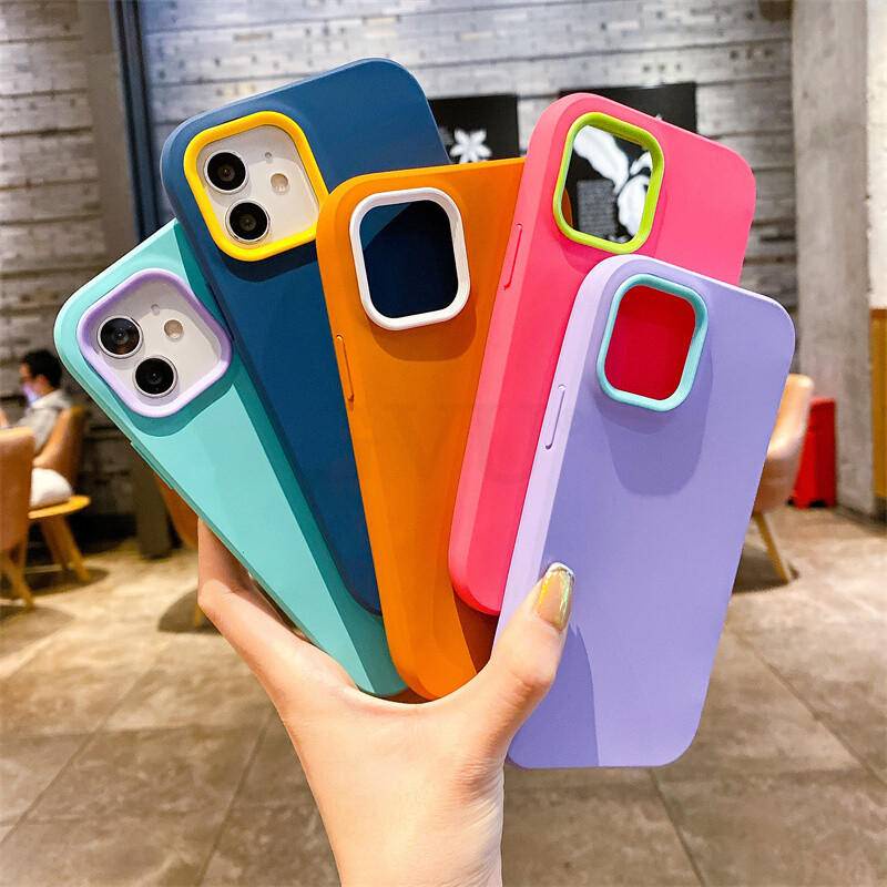 Case Bahan Silikon TPU PC Shockproof Untuk iPhone 14 13 12 11 Pro MAX Plus 14 Pro 13Pro 12Pro