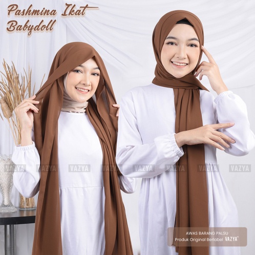 Pashmina Instant Malay / Pashmina Tali Ikat Babydoll