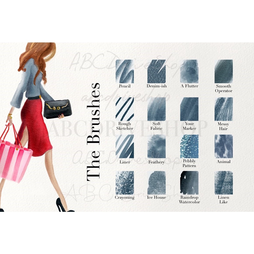 Procreate Brush - Fashion Lifestyle Set for Procreate