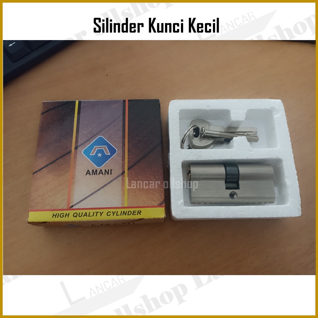 Silinder Kunci Pintu Kecil Aluminium / Kunci Pintu Silinder / Kunci Aluminium Silinder