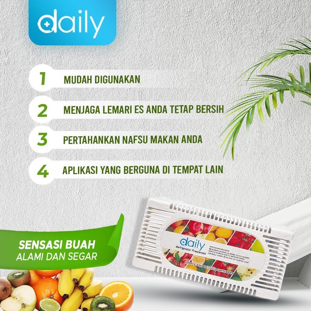 Penghilang Bau Penetral Bau Lemari Rak &amp; Kulkas Lemari Es Daily Refrigerator Deodorize Box