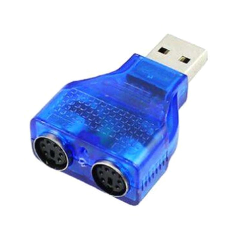 Btsg Untuk PC Keyboard Mouse Mice Kabel USB Male Converter Adapter Ke Untuk PS2 Female