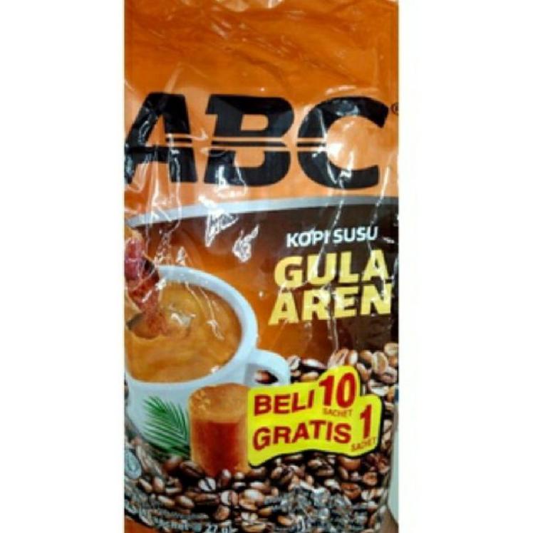 

ARTp6P0b--abc kopi susu gula aren pack 10 sachet + 1 sachet 27g