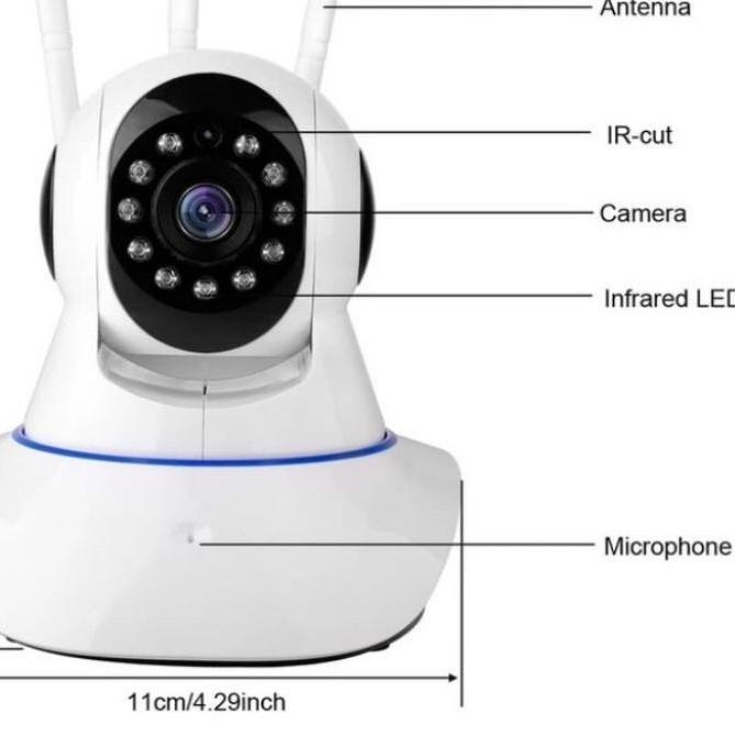 SALESmart IP camera v380pro CCTV Infrared - Kamera cctv Wifi 3 antena 5Mp|RA9