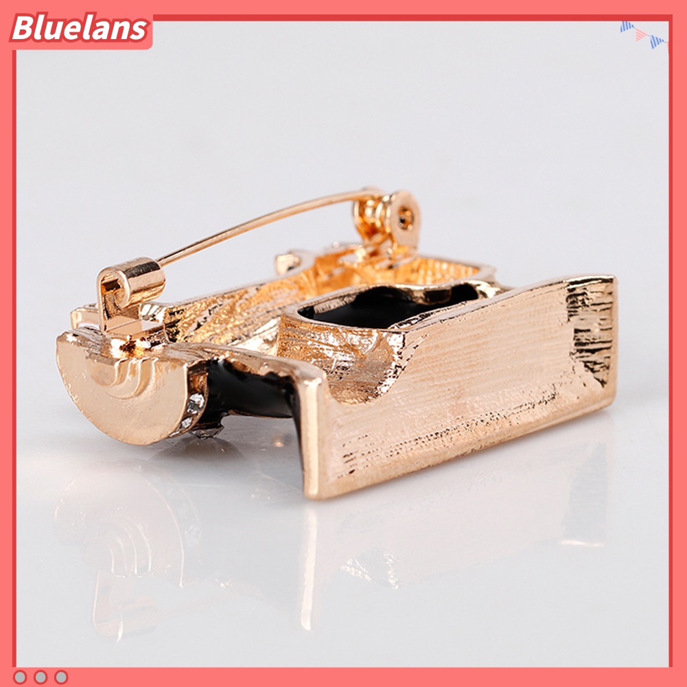 Bluelans Exquisite Sewing Machine Brooch Pin Denim Jacket Women Collar Badge Jewelry Gift