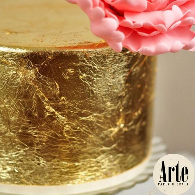 

Direkomendasikan--10 lembar Edible Gold Leaf Sheet Emas 24k Lembaran Food Grade Hiasan Dekorasi Kue Cake Ulang Tahun Pesta Murah Arte Grosir Jakarta K.ED-001