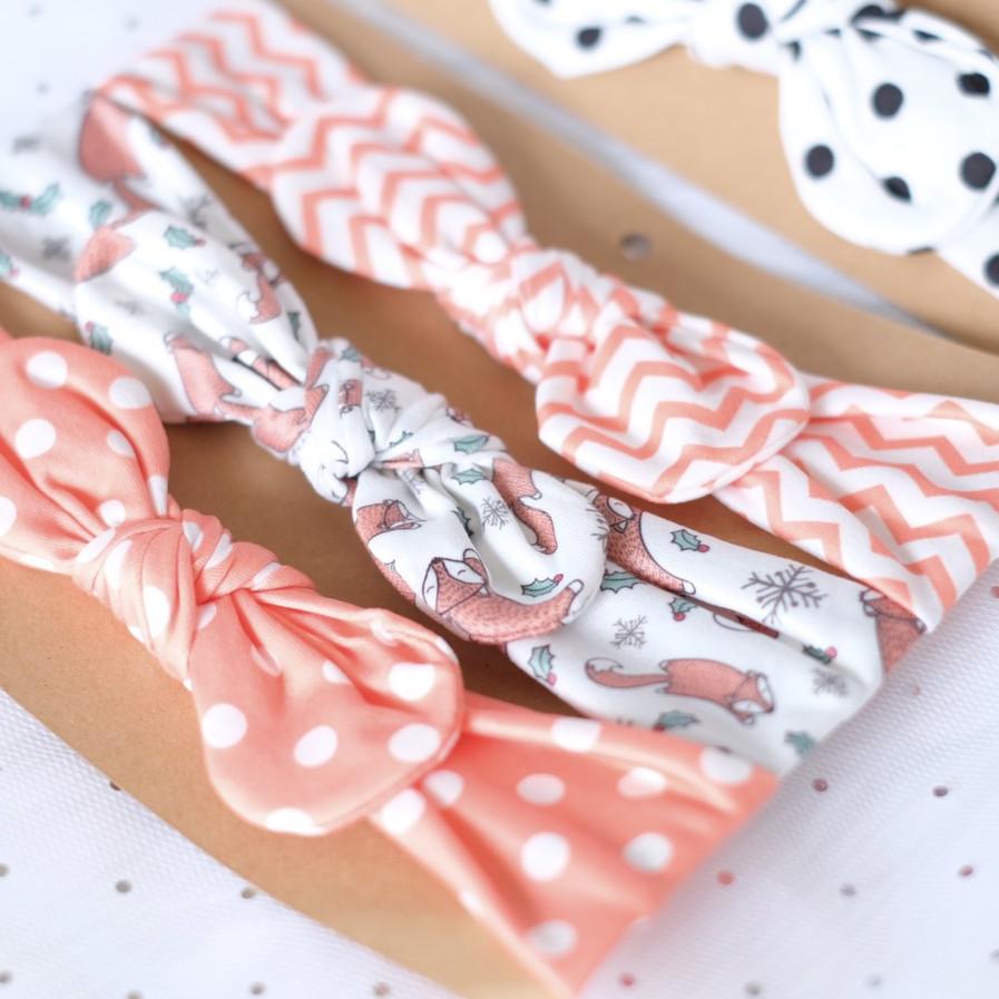 Limited - 1 Set 3 Pcs Bando Bayi / Bandana Bayi / Headband Bayi Leah ,.