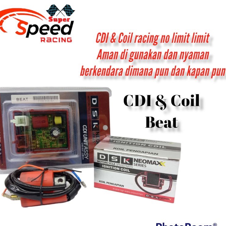 CDI DSK DAN COIL RACING DSK HONDA BEAT SUPER SPEED RACING