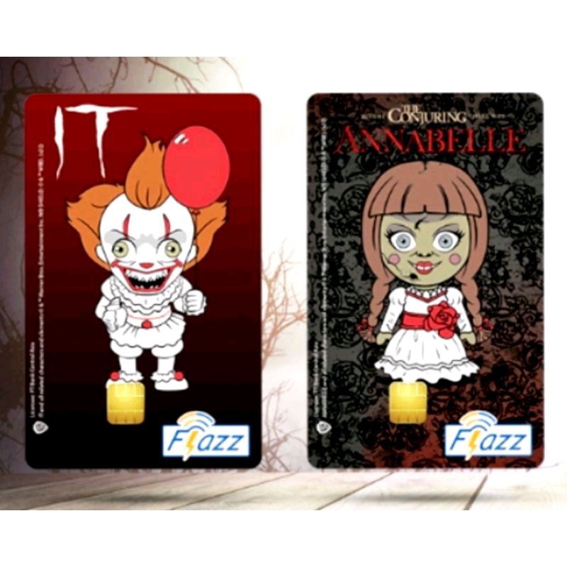 Flazz BCA Gen 2 /Gen2 - HALLOWEEN Karakter CHIBI Horror ORI /Like eTOLL eMONEY Tapcash or Brizzi