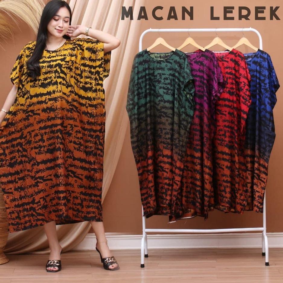 DASTER LOWO JUMBO SANTUNG HALUS DASTER KELELAWAR JUMBO BATIK DASTER JUMBO MACAN TULIPS TULIP HITAM P