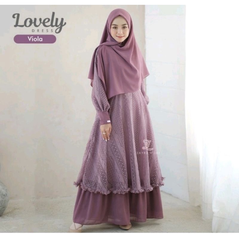 LOVELY DRESS BY ZAYRA HIJAB ORI